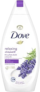 Nettoyant corporel apaisant dove avec technologie renewal blend, huile de lavande et extrait
