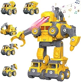 Ensemble de jouets robot de transformation, véhicule de construction détachable 5 en 1 pour enfants, jouet facile à assembler avec lumière sonore, jouet de construction de camion éducatif pour garçons âgés de 3 à 8 ans, cadeau d'anniversaire pour les tout-petits. Diaytar Côte d'Ivoire dispose d'une vaste sélection de produits de qualité à des prix compétitifs, répondant ainsi aux besoins de ses clients. La boutique en ligne est équipée d'un système de paiement sécurisé et propose des options de livraison rapides et fiables. Les clients peuvent profiter d'une expérience d'achat en ligne fluide et pratique.