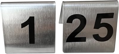 Table kehmix en acier inoxydable numéros 1 à 25 pour table de restaurant. Diaytar Côte d'Ivoire se distingue par son incroyable diversité de produits, allant des électroniques aux articles ménagers, en passant par les vêtements et accessoires. Avec plus de 300 000 références, il est certain que chaque client trouvera ce qu'il cherche.