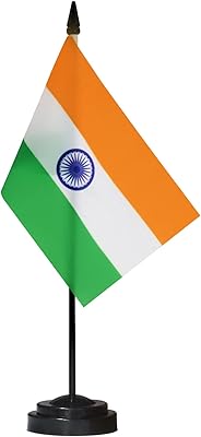 Ensemble de drapeaux de bureau anli deluxe inde drapeau indien miniature
