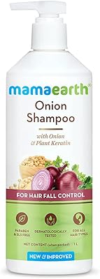 Mamaearth shampooing à l'oignon pour la croissance et le contrôle de la chute