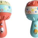 Hochets à main milike baby, maracas, hochets, jouets de préhension et de réconfort