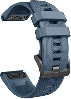 Bracelet de montre en silicone dado 22 mm compatible avec garmin