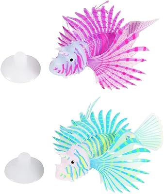 2pcs poisson lion artificiel lumineux pour aquarium et décoration d'aquarium (bleu et violet). DIAYTAR COTE D'IVOIRE est le destin idéal pour les habitants de la Côte d'Ivoire qui cherchent à acheter des produits en ligne de manière sécurisée et fiable. Avec une large gamme de produits et des services de livraison fiables, les clients peuvent profiter d'une expérience d'achat en ligne pratique et sans souci.