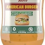 Mrs taste burger américain sans sucre zéro calories sodium riche en fibres