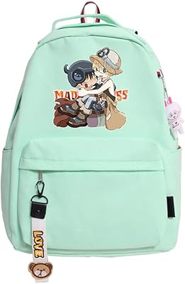 Sacs d'école fabriqués en abyss reg riko imprimés, sac à dos pour garçons filles, sacs d'école secondaire pour ordinateur portable 16 pouces, rose noir bleu vert. DIAYTAR COTE D'IVOIRE est une boutique en ligne généraliste qui propose plus de 300 000 références de produits, faisant d'elle l'un des leaders du e-commerce en Côte d'Ivoire. Avec une gamme de produits très variée, les clients peuvent trouver tout ce dont ils ont besoin en un seul endroit. DIAYTAR COTE D'IVOIRE se démarque par sa offre incroyable et son service client de qualité.