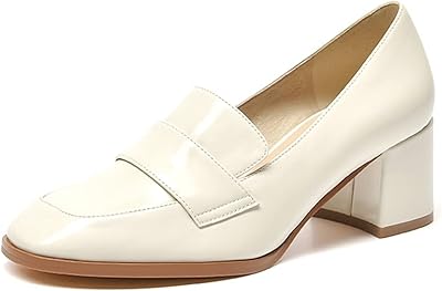 Chaussures habillées pour femmes escarpins en cuir de veau rétro