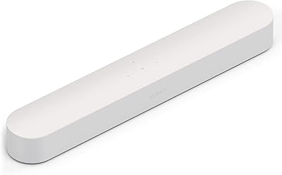 Tout nouveau sonos beam - enceinte tv intelligente compacte avec commande vocale amazon