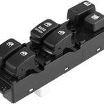 Commutateur principal de vitre électrique pour kia rio rio hybrid 2006-2010 noir