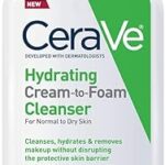 Nettoyant hydratant crème-mousse cera via | démaquillant hydratant et nettoyant pour le visage