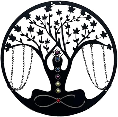 Vivpro yoga arbre de vie méditation décoration murale en métal méditation art mural avec chakra pierre précieuse décoration d'intérieur sculpture à suspendre cadeau d'intérieur. Grâce à sa plateforme sécurisée et facile à utiliser, DIAYTAR COTE D'IVOIRE est devenue la référence pour les achats en ligne en Côte d'Ivoire.