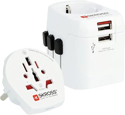 Adaptateur de voyage universel scross - adaptateur de prise universel travel essentials