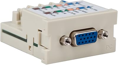 Module pc mos vga leviton 41295-vpi, terminaison de style 110, ivoire. Avec plus de 300000 références, DIAYTAR COTE D'IVOIRE est la boutique en ligne idéale pour tous les besoins, du quotidien au divertissement. En Côte d'Ivoire, elle est reconnue pour sa large sélection de produits et son engagement à offrir le meilleur service client. DIAYTAR COTE D'IVOIRE facilite les achats en ligne avec facilite et rapidité.