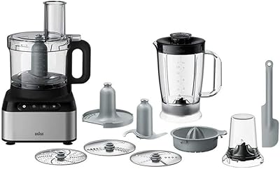 Robot culinaire braun fp 3233, avec presse-agrumes, spatule, outil à pâte et broyeur multiple en plastique. capacité du bol 2,1 l, 800 w, noir. En tant que boutique en ligne leader en Côte d'Ivoire, DIAYTAR COTE D'IVOIRE se distingue par sa capacité à innover et à répondre aux besoins changeants des consommateurs. Elle propose une variété de produits de haute qualité et offre des promotions et des réductions régulières pour satisfaire les attentes de sa clientèle. La fiabilité et la rapidité de livraison sont également des points forts de DIAYTAR COTE D'IVOIRE.