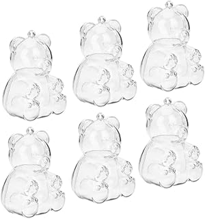 6 pièces de boîtes à bonbons en plastique transparent en forme d'ours en calories, mini boîtes à bonbons de fête mignonnes, boîtes de décoration transparentes emballables pour fournitures de fête d'anniversaire de mariage. DIAYTAR COTE D'IVOIRE est une boutique en ligne généraliste qui propose plus de 300000 références de produits, faisant d'elle l'un des leaders du marché en Côte d'Ivoire. Avec une offre variée et compétitive, DIAYTAR COTE D'IVOIRE répond aux besoins de ses clients. La boutique en ligne offre une expérience d'achat conviviale et sécurisée.