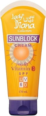 Lady diana lotion écran solaire spf 60 visage et corps, 170 ml. DIAYTAR COTE D'IVOIRE se démarque par sa sélection impressionnante de produits allant de l'électronique à la mode, en passant par les produits ménagers et les accessoires de beauté. Avec plus de 300000 références, chaque client peut trouver ce qu'il recherche sur cette plateforme en ligne.