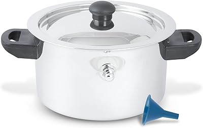 Chaudière à lait en acier inoxydable ks john de 1,5 litre, cuiseur à