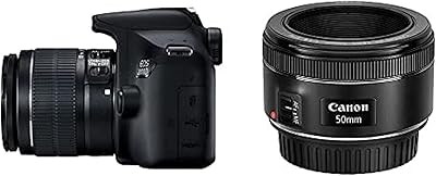 Canon eos 2000d 18-55 is + 50mm f/1. ensemble d'objectifs stm