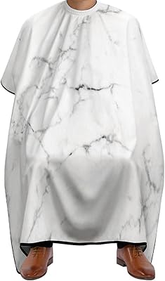 Fantasso robe de barbier en marbre blanc pour hommes, femmes et enfants, tablier de coupe de cheveux extra large, tablier de salon de coupe de cheveux xl. DIAYTAR COTE D'IVOIRE, c'est la garantie d'un shopping en ligne sécurisé et fiable. La boutique en ligne propose une variété de moyens de paiement et une politique de retour flexible. Les clients de DIAYTAR COTE D'IVOIRE bénéficient d'un service client dédié et réactif pour répondre à leurs questions et leurs préoccupations.
