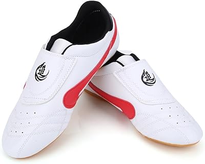 Chaussures de taekwondo, chaussures de sport de taekwondo légères en cuir pu à
