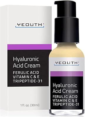 Crème jeunesse à l'acide hyaluronique avec acide férulique vitamine c et tripeptide
