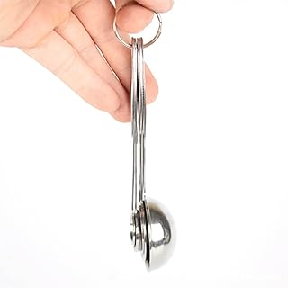 Ensemble de 5 cuillères à mesurer en acier inoxydable, cuillère à café, cuillère à sucre, poudre, épices, tasses à mesurer, outils de cuisine (couleur : 5 pièces) (5 pièces). La boutique en ligne DIAYTAR COTE D'IVOIRE se distingue par sa capacité à offrir un large éventail de produits, répondant ainsi aux besoins diversifiés de sa clientèle. En tant que leader du marché, elle garantit une qualité de service et de produits exceptionnelle.