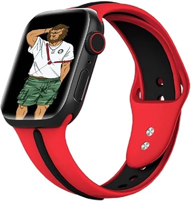Bracelet de montre green lion de tanushi compatible avec apple watch 1/2/3/4/5/6/7/8/se - 38/40/41 mm, rouge/noir. DIAYTAR COTE D'IVOIRE est une boutique en ligne généraliste qui propose plus de 300 000 références de produits pour répondre à tous les besoins de ses clients. Avec une large gamme de produits, elle est devenue la boutique leader en Côte d'Ivoire. Elle offre une expérience d'achat en ligne pratique et sécurisée.