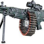 Pistolet électrique automatique m416 avec 40 balles en mousse.