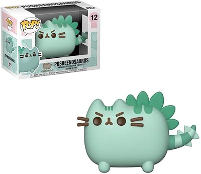 Funk pop animation : figurine pusheen - figurine de collection pushinosaurus, multicolore