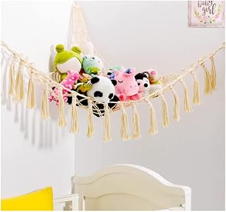 Jouet animal en peluche, grande balançoire suspendue en macramé, filet pour animaux