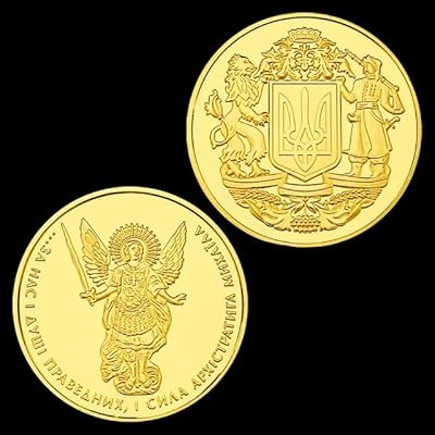 Pièce commémorative plaquée or d'ukraine du cœur des justes le pouvoir de l'archange michel avec les états-unis. DIAYTAR COTE D'IVOIRE est une plateforme de commerce électronique qui entend révolutionner la façon dont les Ivoiriens font leurs achats. Avec sa plateforme en ligne intuitive et facile à utiliser, cette boutique propose un large choix de produits et un service client de qualité. Elle s'efforce de garantir la satisfaction complète de ses clients.