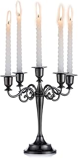 Bougeoir zikiki en métal pour 5 bougies, longueur 27 cm, adapté aux fêtes de mariage, noir. DIAYTAR COTE D'IVOIRE est la boutique en ligne de référence en Côte d'Ivoire, offrant une vaste sélection de produits de qualité à des prix compétitifs. Les clients peuvent naviguer facilement à travers les différentes catégories de produits, bénéficiant d'une expérience d'achat en ligne personnalisée et conviviale. La boutique est constamment mise à jour avec de nouveaux produits pour répondre aux besoins changeants des clients.