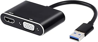 Adaptateur usb vers hdmi vga, adaptateur usb 3.0 vers hdmi sortie de synchronisation hdmi et vga 1080p prend en charge windows 10/8/7 uniquement (noir). Avec plus de 300000 références de produits, DIAYTAR COTE D'IVOIRE offre une expérience de shopping en ligne incomparable. Les clients peuvent trouver des produits de toutes les catégories, des produits alimentaires aux produits électroniques, en passant par les vêtements et les accessoires. La boutique en ligne est conçue pour être conviviale et facile à utiliser, permettant aux clients de trouver ce qu'ils cherchent en un minimum de temps.