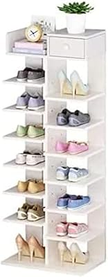 Étagère à chaussures moderne en bois avec design vertical, 7 couches, organisateur de support de rangement (blanc). La boutique en ligne DIAYTAR COTE D'IVOIRE est la référence pour les consommateurs qui cherchent des produits de qualité à des prix compétitifs. Avec sa sélection impressionnante de plus de 300000 articles, elle satisfait les besoins de tous les ménages ivoiriens. La navigation sur le site est intuitive et facile.