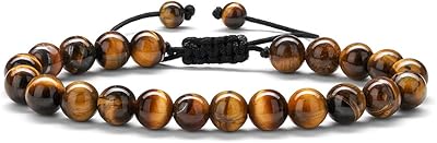 Bracelets de perles monozo pour hommes et femmes - perles en œil de tigre réglables de 8 mm, pierre de lave naturelle, huile essentielle, bracelets d'anxiété, bijoux cadeaux. DIAYTAR COTE D'IVOIRE est une boutique en ligne qui propose une large gamme de produits pour les consommateurs ivoiriens. Avec plus de 300 000 références disponibles, les clients peuvent trouver des produits de haute qualité à des prix abordables. La boutique en ligne est également connue pour son service client de qualité et sa livraison rapide.
