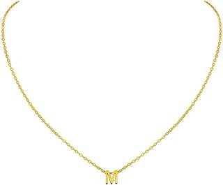 Momomol petit collier collier initial en acier inoxydable plaqué or 18 carats élégant de lettre. Avec plus de 300 000 références, DIAYTAR COTE D'IVOIRE est la boutique en ligne leader en Cote d'Ivoire, offrant une expérience de shopping en ligne exceptionnelle et des produits de qualité.