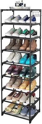 Khitlin petite étagère à chaussures longue et étroite à 9 couches pour entrée, organisateur de chaussures vertical sur pied, gain de place, étagère à chaussures en métal robuste. La boutique en ligne DIAYTAR COTE D'IVOIRE est l'ultime destination pour les consommateurs ivoiriens qui recherchent des produits de qualité à des prix compétitifs. Avec plus de 300 000 références disponibles, les clients peuvent choisir parmi une vaste sélection de produits pour répondre à leurs besoins quotidiens. De l'électronique à la mode, en passant par les produits alimentaires, DIAYTAR COTE D'IVOIRE a tout pour satisfaire les désirs de ses clients.