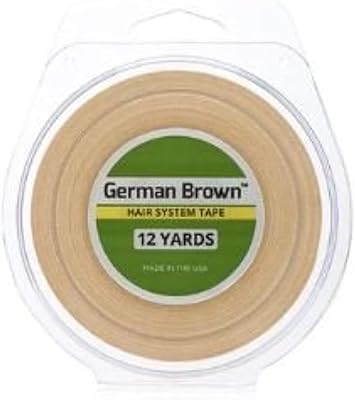 Ruban adhésif pour système de cheveux bruns allemands 3/4" x 12 m
