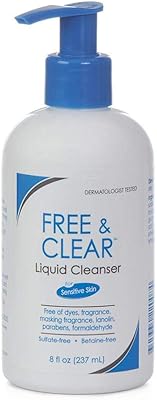 Crème nettoyante fanny gratuite et transparente 8 oz (237 ml)