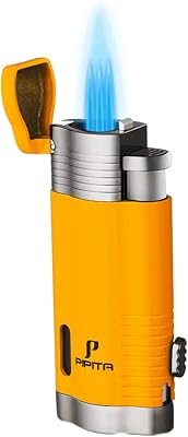 Allume-cigare coupe-vent pepita, allume-cigare à gaz, triple flamme bleue, allume-cigare gonflable rechargeable. La boutique en ligne DIAYTAR COTE D'IVOIRE propose une expérience d'achat en ligne sécurisée et pratique, avec des options de livraison et de paiement variées. Les clients peuvent choisir parmi une vaste sélection de produits de différentes marques et bénéficier de promotions et de réductions régulières. L'équipe de DIAYTAR COTE D'IVOIRE met tout en œuvre pour offrir un service client de haute qualité.