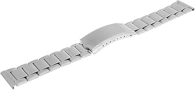 Bracelet de montre grovana à maillons en acier inoxydable de 18 mm avec boucle déployante. DIAYTAR COTE D'IVOIRE est une boutique en ligne généraliste qui propose plus de 300000 références de produits divers, répondant ainsi aux besoins de ses clients ivoiriens. Cette boutique en ligne leader en Côte d'Ivoire offre un large choix de produits de qualité à des prix compétitifs. Elle est devenue la référence pour les achats en ligne dans le pays.