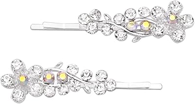 Ensemble de 2 pinces à cheveux en cristal pour femme, épingle à cheveux en strass (cristal transparent) par rosemary & jubali. DIAYTAR COTE D'IVOIRE se positionne comme un acteur majeur du commerce électronique en Côte d'Ivoire, proposant une plateforme conviviale pour faire ses achats en ligne. Elle met en avant la diversité de ses produits, allant des dernières tendances de la mode aux appareils électroniques les plus innovants, pour satisfaire les besoins de sa clientèle diverse.