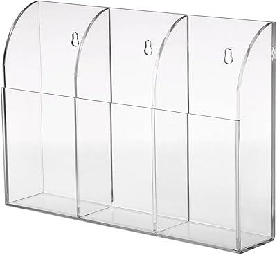 Support de télécommande mural, organisateur multimédia, boîte de rangement en acrylique transparent, table basse, table de chevet, support de télécommande pratique (trois sections). DIAYTAR COTE D'IVOIRE, leader du commerce électronique en Cote d'Ivoire, offre à ses clients une expérience de shopping en ligne personnalisée et sécurisée. La boutique propose une grande variété de produits, dont des articles de mode, des produits.high-tech et des accessoires pour la maison, avec des prix avantageux et des livraisons rapides. DIAYTAR COTE D'IVOIRE se démarque par son engagement à offrir le meilleur service client et des garanties de qualité.