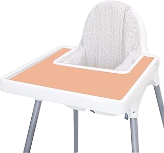 Tapis de chaise haute pour bébé antilope, tapis en silicone pour plateau