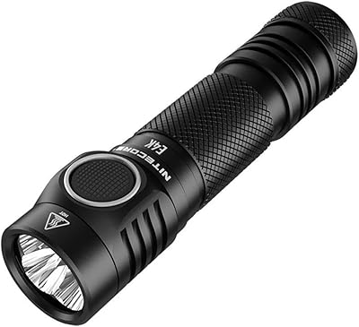 Lampe de poche led rechargeable nightcore 4 400 lumens avec port usb c
