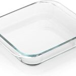Plaque de cuisson carrée en verre de 1800 ml (taille moyenne) plaque