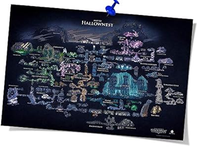 Hollow knight the game map design affiche d'art mural pour la décoration