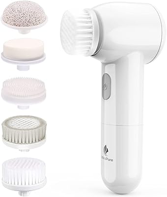 Brosse nettoyante pour le visage, ensemble de brosses rotatives pour le visage imperméables
