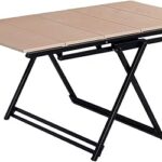 Table à manger extensible, table pliante multifonctionnelle, bibliothèque en bois multicouche, support