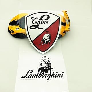 Autocollant d'insigne de voiture lamborghini en plastique abs 3d - accessoires extérieurs
